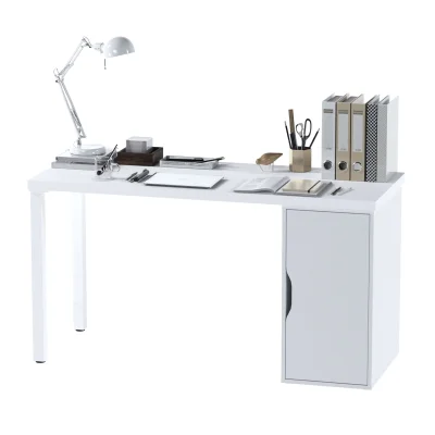 ИНГАР 2/ДВ/T стол письменный 140x75x55, белый_3