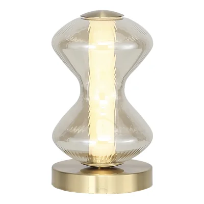 Прикроватная лампа ST-Luce золото/коньячный LED 1*6W 3000K SPINE фотография