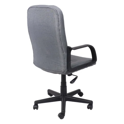 Кресло рабочее, поворотное LEONIDAS, пластик,ткань (тёмно-серый)_4