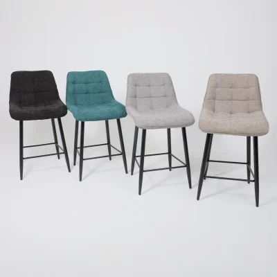 Стул BARON, барный, черный микровелюр CD2302-29/черный_6