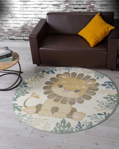 Ковер IZUMRUD F261 - LIGHT CREAM - Круг 1.6 на 1.6_4