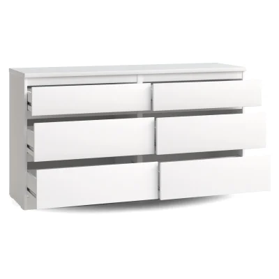 Комод КАСТОР 6 ящиков, белый (2.03.02.080.1 RU)_2
