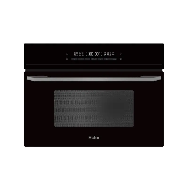 Компактный духовой шкаф с СВЧ Haier HMX-BDC399B фотография