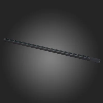 Шинопровод однофазный накладной  ST-Luce Черный Длина 2 000мм BASE_2