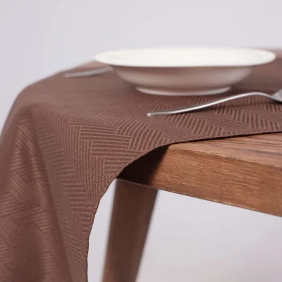 Дорожка, 45*150см, полоска-косичка 2598, коричневый 09-0902_4