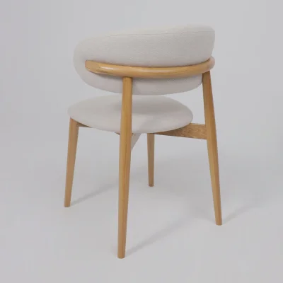 Стул ДЭВИД, бежевый фактурный велюр Danco 100/дуб_20