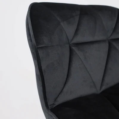 Кресло барное BERLIN GB, Seven 35 черный велюр/черный_12