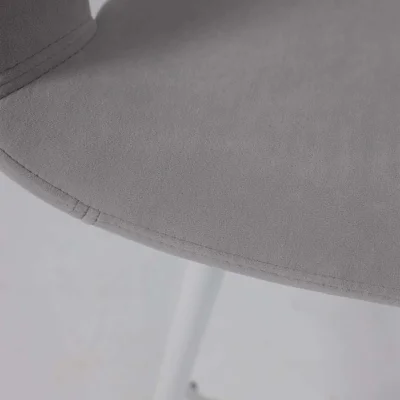 Стул барный BARNY-R 700, b20 SILVER LUX\белый_10