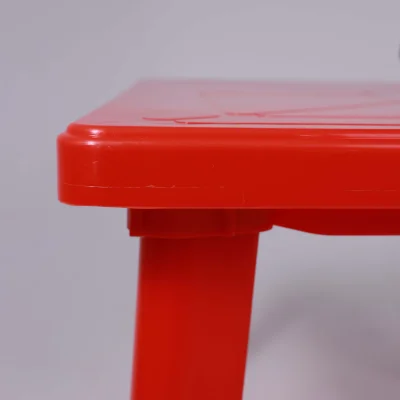 Стол квадратный (800*800*710)мм, красный, РФ_5