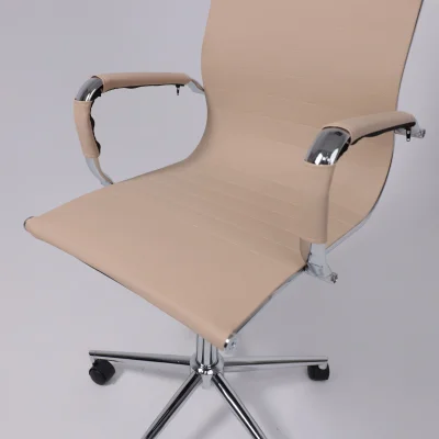 Кресло поворотное EVELIN, экокожа, бежевый_20