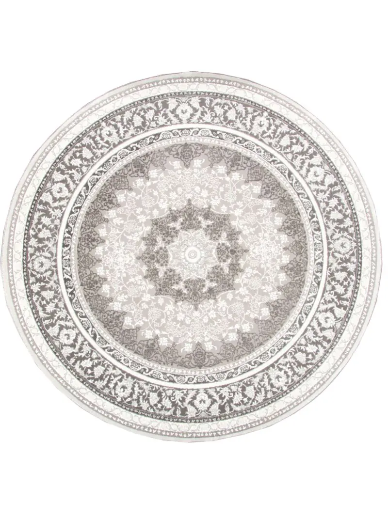 Ковер ARMINA GA007G - GREY / GREY - Круг 2.4 на 2.4_preview_2