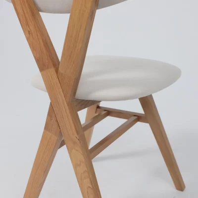 Стул ТВИСТ, кремовый велюр Maxx 100/светлый дуб_14