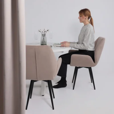 Стул NORRIS 360, Латте Brendy 04\черный_7