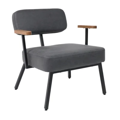 Кресло BOOKER, экокожа винтажный черный WATUSI 16/черный фотография