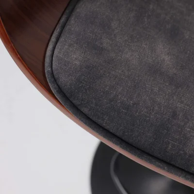 Стул барный ROSSI, велюр, темно-серый Fabb 16/черный_8