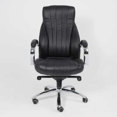 Кресло поворотное MASTIF, мультиблок, натуральная кожа, черный_6