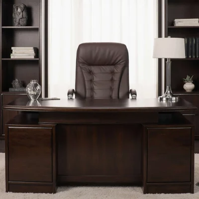 Кресло рабочее, поворотное RICHARD, коричневый_10