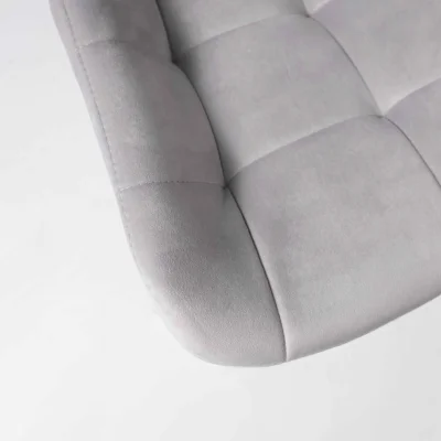 Стул AV 405, светло-серый бархат Н-09/белый_6