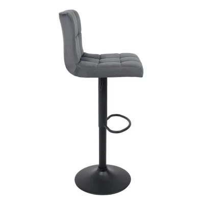 Стул барный LOGOS, (темно-серый велюр HCJ-40/черный)_3