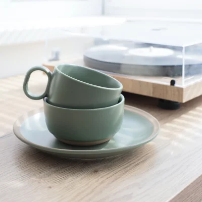 Миска-Боул SAND EDGE, керамика, оливковый, d20.2*8.3см_13