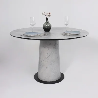 Стол AV 1317, HPL+МДФ, нераздвижной 1200 Мрамор Марквина синий/черный_7