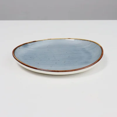 Блюдо VITAL, фарфор, синий, 18*16,5,2,5см_2