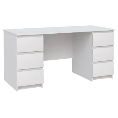 Стол письменный КАСТОР 6 ящиков, 151х65см, белый (2.03.06.040.1 RU) фотография