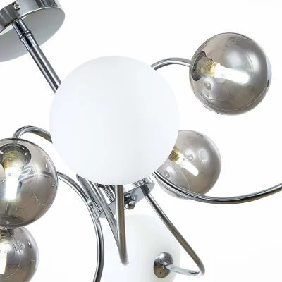 Светильник потолочный Хром/Белый, Дымчатый G9 LED 8*5W FORMAE_5