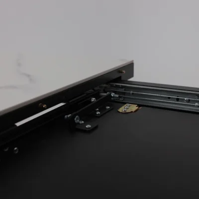 Стол LEONEL-130, раздвижной 130(165)х85, CALAKATTA ST CER/Черный_16