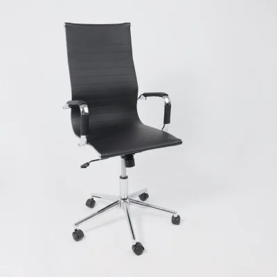 Кресло поворотное EVELIN, экокожа, черный_18