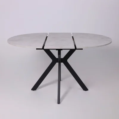 Стол AV 1106, ЛМДФ,  раздвижной D1000(1350)*750 Ароза Светлая/черный_17