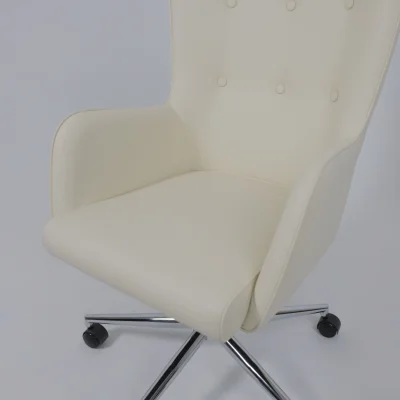 Кресло поворотное BELLA XL chrome, Pegasso крем_14