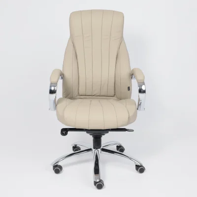 Кресло поворотное MASTIF, мультиблок, натуральная кожа, бежевый_2