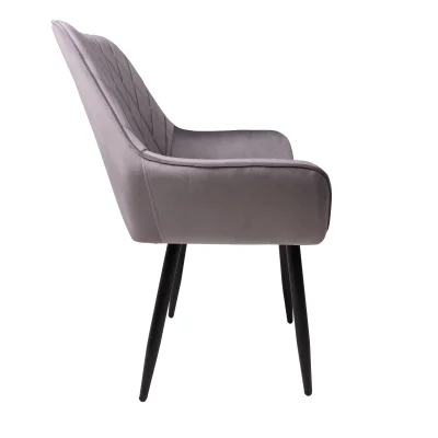 Кресло PABLO, светло-серый велюр HLR-20/черный_11