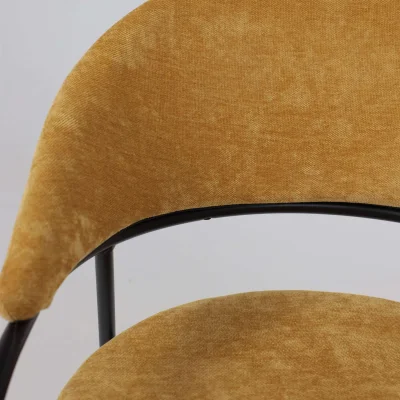 Кресло AV 350, горчичный шенилл Римини 08/черный_9