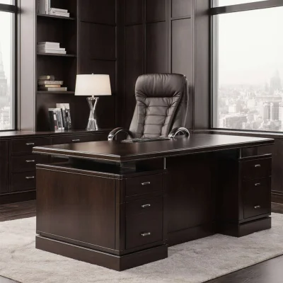 Кресло рабочее, поворотное RICHARD, коричневый_12