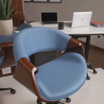 Кресло барное ANGARA, ткань, небесный XC188-26/черный_7