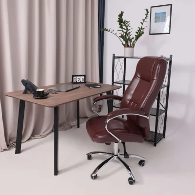 Кресло поворотное KING A, ECO, темно-коричневый_12