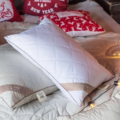 Подушка "Козья шерсть" 48х68 тик, шерсть_6