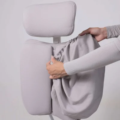 Кресло поворотное TWINS, ткань, cерый_22