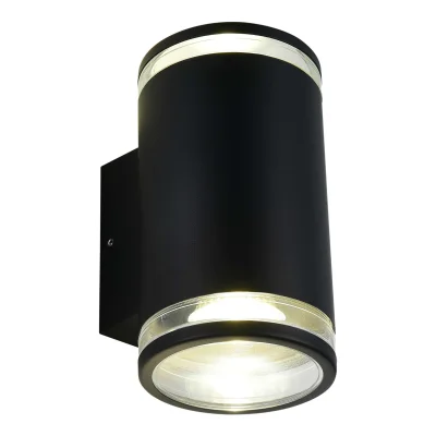 Светильник уличный настенный ST-Luce черный/белый GU10 2*50W TUBO_4