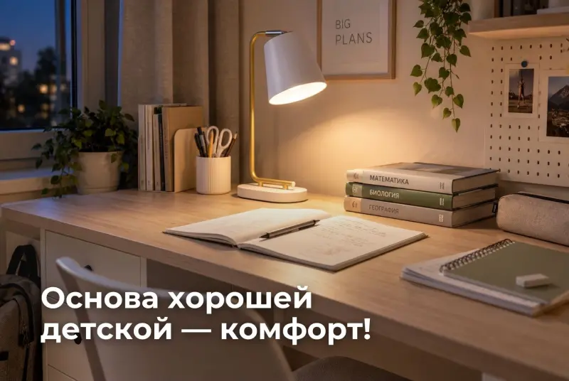 5 вещей в комнате школьника, на которых нельзя экономить превью