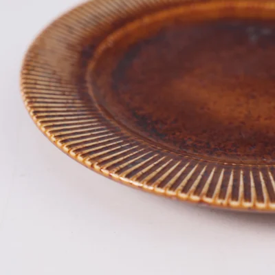 Блюдо AURORA, фарфор, каштановый, d25.5*3см_18