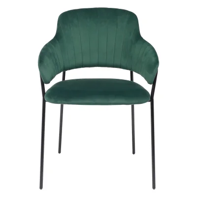 Стул AV 448, темно-зеленый бархат/черный_3
