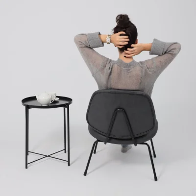 Кресло SWAY, экокожа винтажный черный WATUSI 16/черный_7