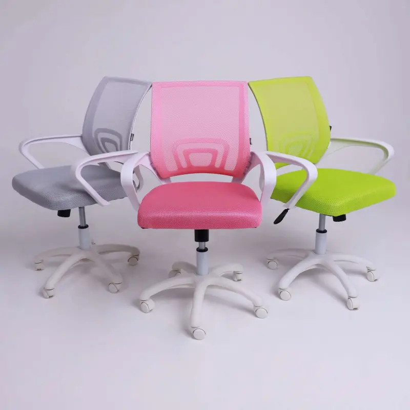 Кресло поворотное RICCI NEW, WHITE (салатовый)_preview_15