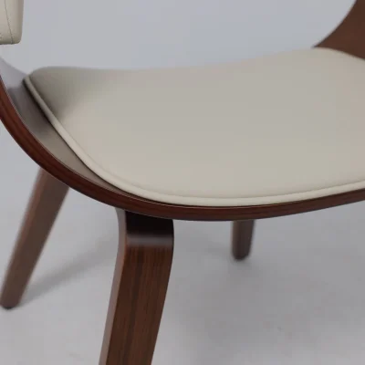 Кресло барное MODY, экокожа, кремовый/орех_17