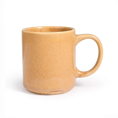 Кружка OPALUS, фарфор, пшеничный, 350мл фотография