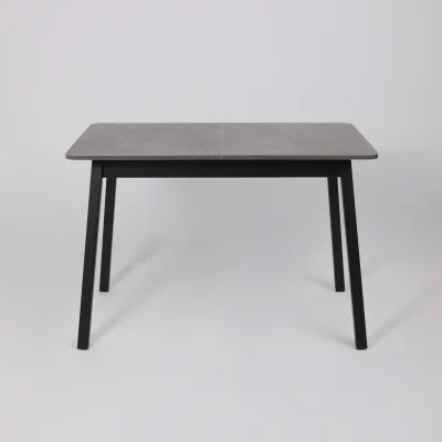 Стол TIRK RADIAL-110, раздвижной 110(142)х70, Дымчатая керамика/Чёрный_20