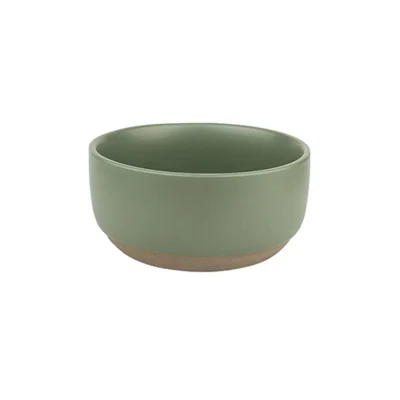 Миска-Боул SAND EDGE, керамика, оливковый, d11*6см фотография